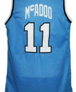 Bob McAdoo #11 Custom College Basketball Jersey New Sewn Blue
