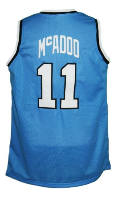 Bob McAdoo #11 Custom College Basketball Jersey New Sewn Blue