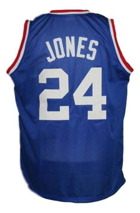 Bobby Jones #24 Denver Aba Retro Basketball Jersey New Sewn Blue