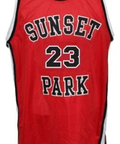 Busy Bee 23 Sunset Park Movie Basketball Jersey Red 1