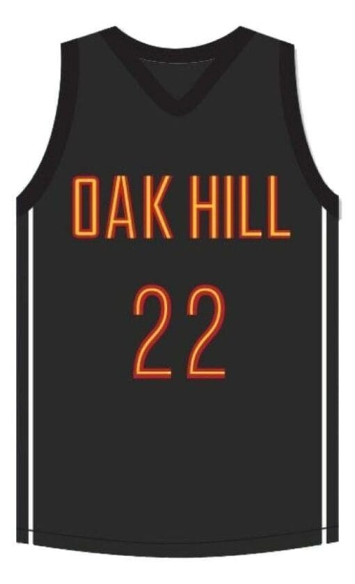 Carmelo Anthony Oak Hill Academy Basketball Jersey Sewn Black - Image 2