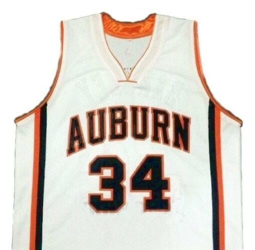 Charles Barkley College Basketball Jersey Sewn White - Image 2