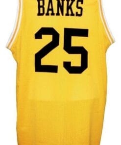 Carlton Banks #25 Bel-Air Academy Basketball Jersey New Sewn Yellow