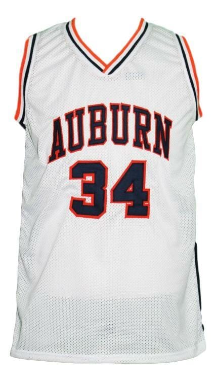 Charles Barkley #34 Custom College Basketball Jersey New Sewn White - Image 2