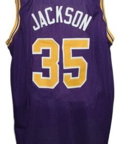Chris Jackson #35 College Basketball Jersey New Sewn Purple