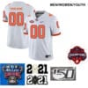 Clemson Tigers Customize Legend Stitched Football Jersey White 1