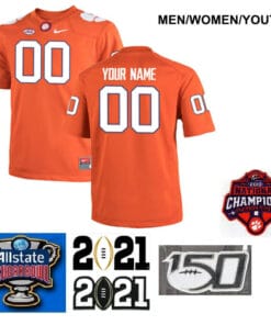 Clemson Tigers #16 Trevor Lawrence Jersey Stitched Football Orange