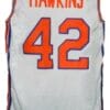 Connie Hawkins #42 Pittsburgh Pipers Retro Aba Basketball Jersey White