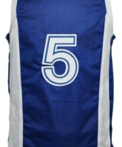 Alternative view of Custom Name # Team Israel Basketball Jersey New Sewn Blue