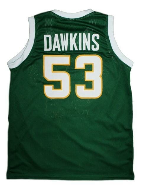 Darryl Dawkins Evans High School Basketball Jersey Sewn Green