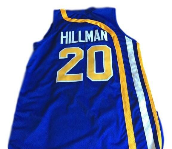 Darnell Hillman #20 Indiana Aba Retro Basketball Jersey New Sewn Blue