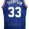 David Thompson #33 Denver Aba Retro Basketball Jersey New Sewn Blue