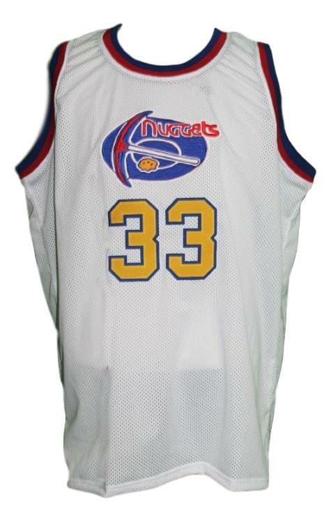 David Thompson #33 Denver Aba Retro Basketball Jersey New Sewn White - Image 2