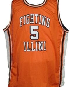 Deron Williams #5 College Basketball Jersey Orange