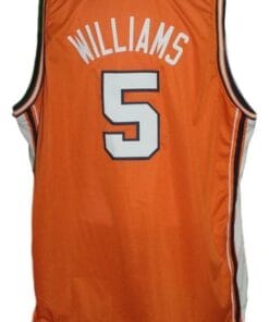 Deron Williams #5 College Basketball Jersey Orange