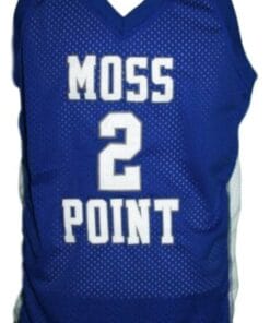Devin Booker #2 Moss Point High School Basketball Jersey Blue