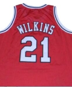 Dominique Wilkins College Basketball Jersey Red