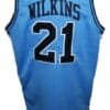 Dominique Wilkins Pam Pack High School Basketball Jersey Blue