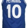 Drazen Petrovic Kronos Puertas Dintel Euro Basketball Jersey Blue