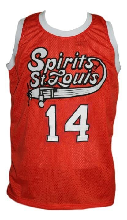 Freddie Lewis #14 Spirits Of St Louis Aba Basketball Jersey Orange