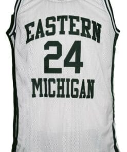 George Gervin #24 College Basketball Jersey White