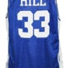 Grant Hill #33 Custom College Basketball Jersey Blue