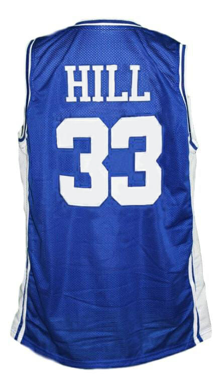 Grant Hill #33 Custom College Basketball Jersey Blue