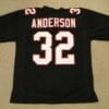 UNSIGNED CUSTOM Sewn Stitched Jamaal Anderson Black Jersey