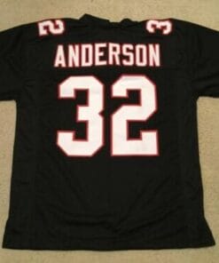 UNSIGNED CUSTOM Sewn Stitched Jamaal Anderson Black Jersey