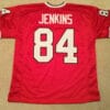 UNSIGNED CUSTOM Sewn Stitched Alfred Jenkins Red Jersey