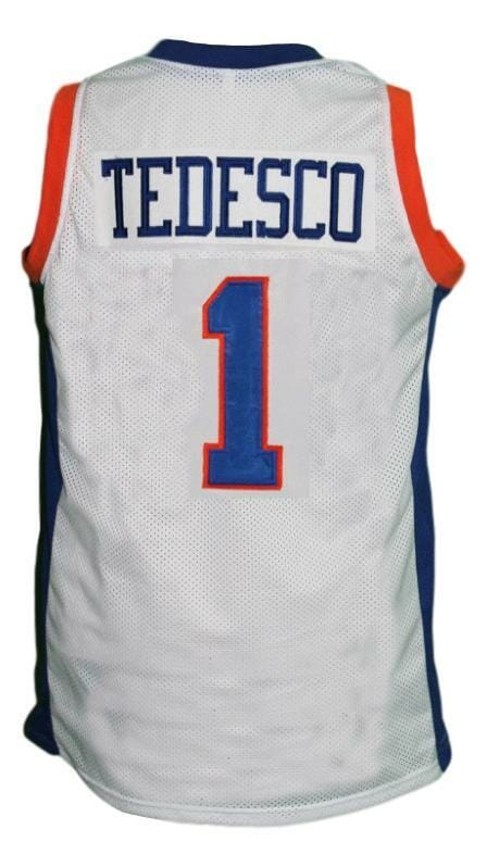 Harmon Tedesco #1 Blue Mountain State Basketball Jersey White