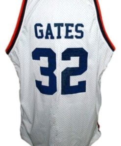 Hoop Dreams Curtis Gates Colby Basketball Jersey White