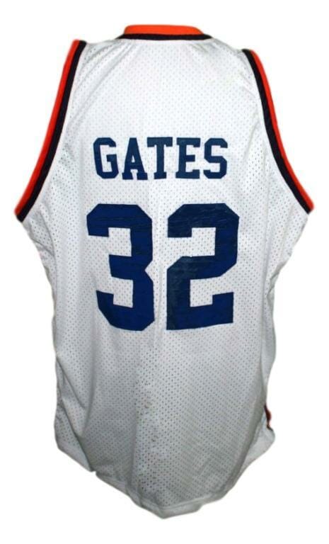 Hoop Dreams Curtis Gates Colby Basketball Jersey White