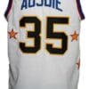 Huber Geese Ausbie #35 Harlem Globetrotters Basketball Jersey White