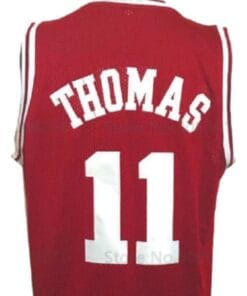 Isiah Thomas #11 College Basketball Jersey Sewn Maroon