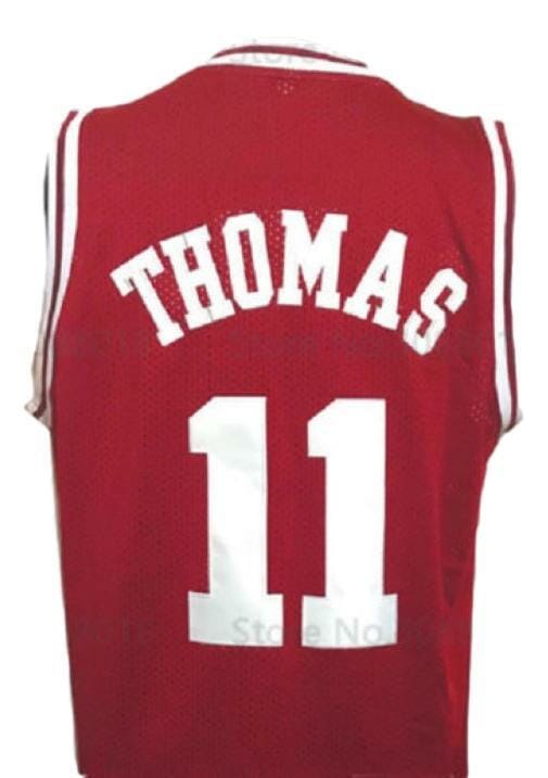 Isiah Thomas #11 College Basketball Jersey Sewn Maroon