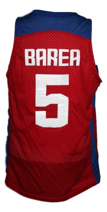 J.J.Barea #5 Puerto Rico Custom Basketball Jersey Red