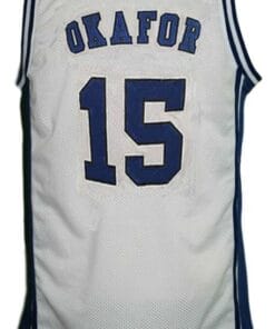 Jahlil Okafor #15 College Basketball Jersey White