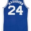 Jamal Mashburn #24 College Basketball Jersey New Sewn Blue