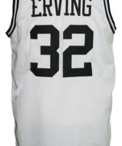 Julius Erving Dr J #32 College Basketball Jersey Sewn White