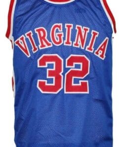 Julius Erving #32 Virginia Squires ABA Basketball Jersey Blue