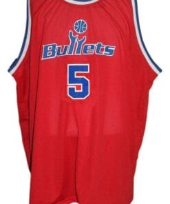 Juwan Howard 5 Washington Basketball Jersey Red 1
