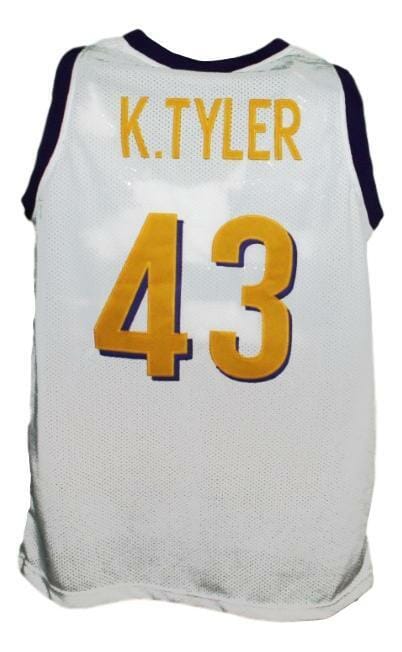 K.Tyler #43 The 6th Movie Huskies Basketball Jersey New White