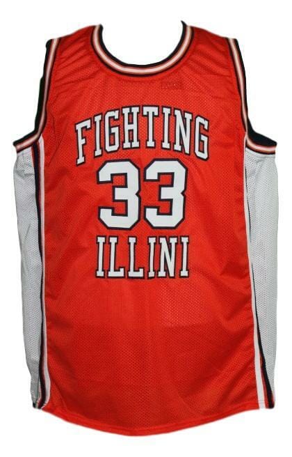 Kenny Battle #33 Custom College Basketball Jersey New Sewn Orange - Image 2