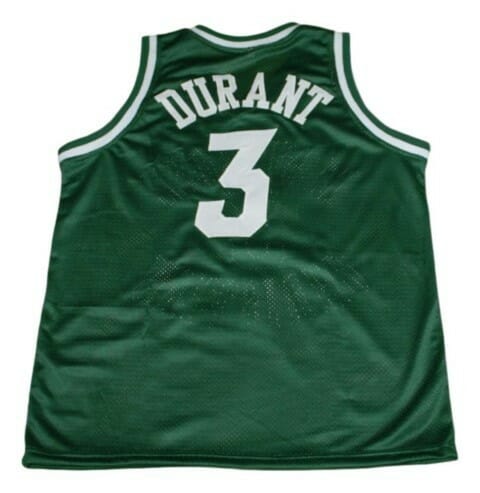 Kevin Durant #3 Montrose Christian Basketball Jersey New Sewn Green