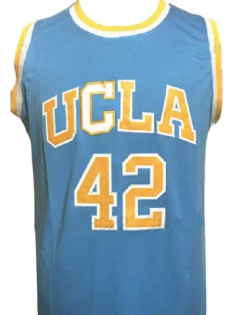 Kevin Love #42 College Basketball Jersey Sewn Blue - Image 2