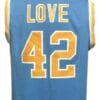 Kevin Love #42 College Basketball Jersey Sewn Blue