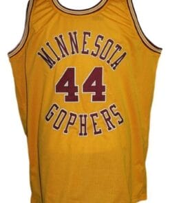 Alternative view of Kevin McHale #44 Minnesota Gophers Basketball Jersey Sewn Gold