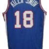 Killa Smuv #18 Pros Basketball Jersey Sewn Blue