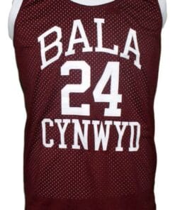 Alternative view of Kobe Bryant Bala Cynwyd Middle School Basketball Jersey New Maroon